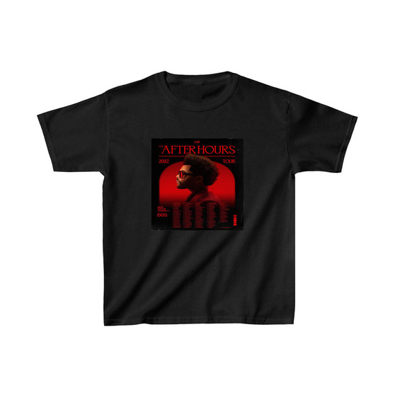 The Weeknd After Hours Tour 2022 4 Kids T-Shirt Unisex Clothing Heavy Cotton Tee