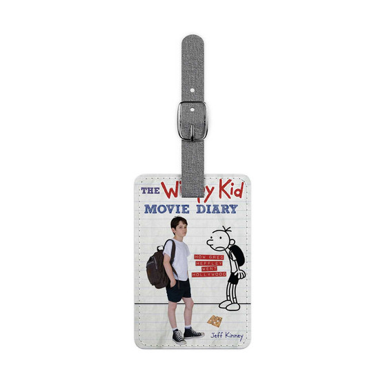 Diary of a Wimpy Kid Saffiano Polyester Rectangle White Luggage Tag Label