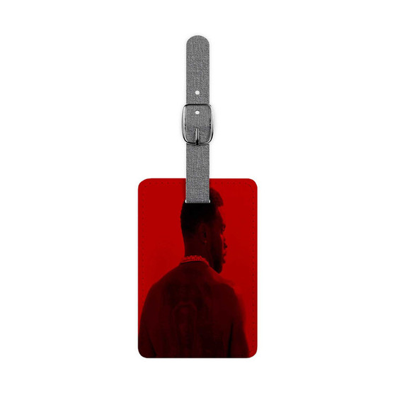 Diddy Bryson Tiller Gotte Move On Saffiano Polyester Rectangle White Luggage Tag Label