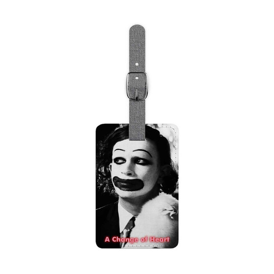 The 1975 A Change of Heart Saffiano Polyester Rectangle White Luggage Tag Label