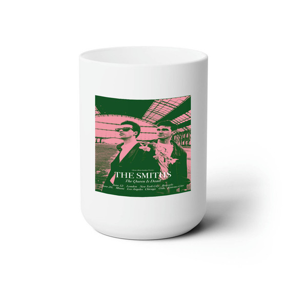 The Smiths 3 White Ceramic Mug 15oz Sublimation With BPA Free