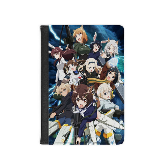 Brave Witches PU Faux Leather Passport Black Cover Wallet Holders Luggage Travel