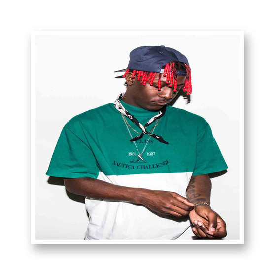 Lil Yachty Rap Music White Transparent Vinyl Glossy Kiss-Cut Stickers