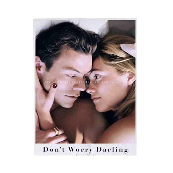 Don t Worry Darling Movie Polyester Bedroom Family Velveteen Plush Blanket