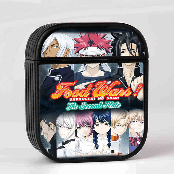 Food Wars Case for AirPods Sublimation Hard Durable Plastic Glossy