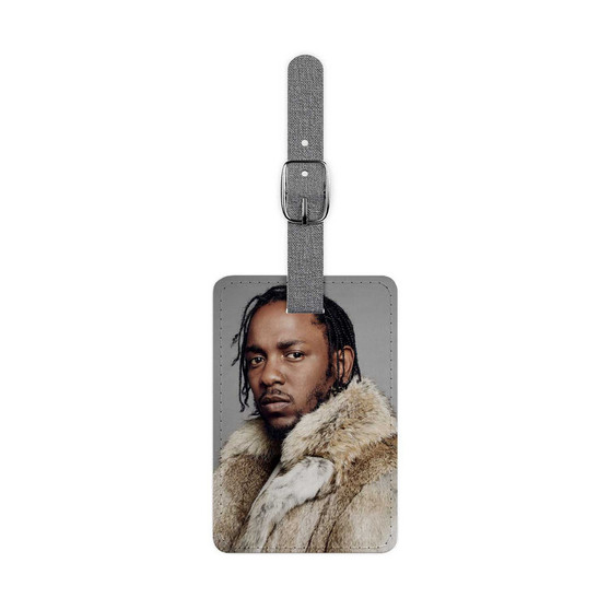 Kendrick Lamar Saffiano Polyester Rectangle White Luggage Tag Card Insert