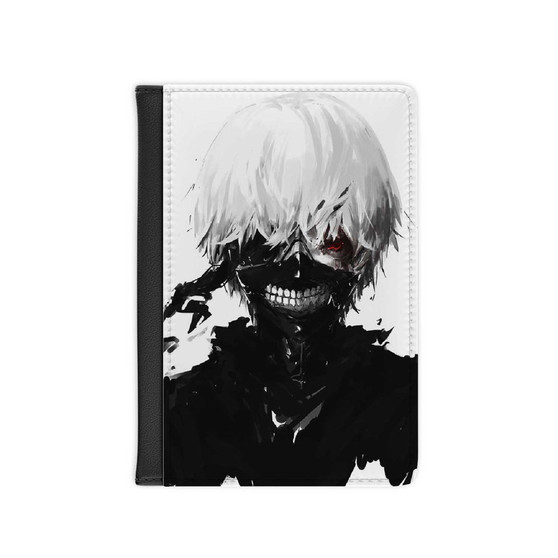 Tokyo Ghoul Greatest PU Faux Leather Passport Cover Black Wallet Holders Luggage Travel