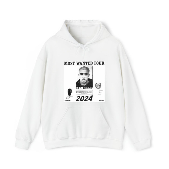 Bad Bunny Most Wanted Tour Unisex Heavy Blend Hooded Sweatshirt Hoodie