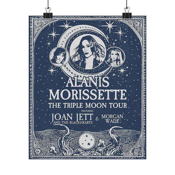 Alanis Morissette The Triple Moon Tour Art Print Satin Silky Poster Home Decor