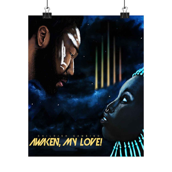 Awaken My Love Childish Gambino Art Print Satin Silky Poster Home Decor