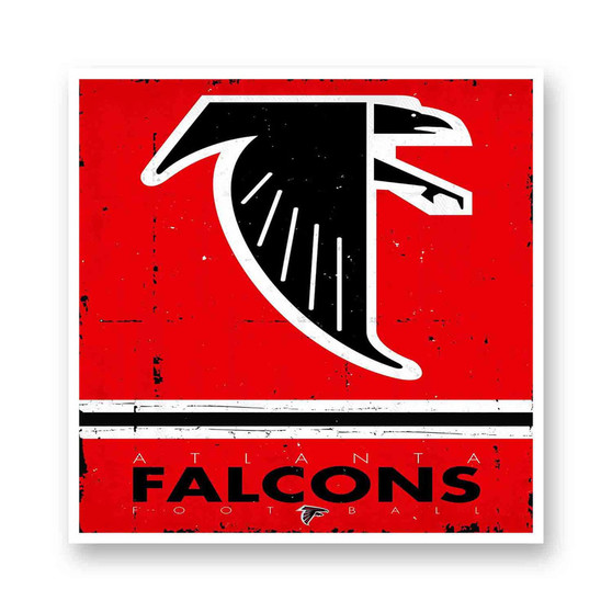 Atlanta Falcons NFL White Transparent Kiss-Cut Stickers Vinyl Glossy