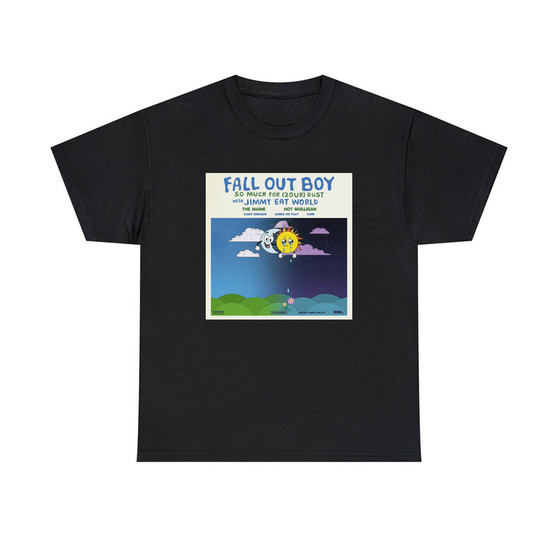 Fall Out Boy and Jimmy Eat World The So Much for 2our Dust Tour Classic Fit Unisex T-Shirts Heavy Cotton Tee Crewneck