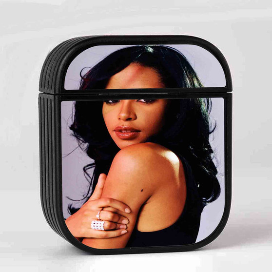 Aaliyah Case for AirPods Sublimation Hard Durable Plastic Glossy