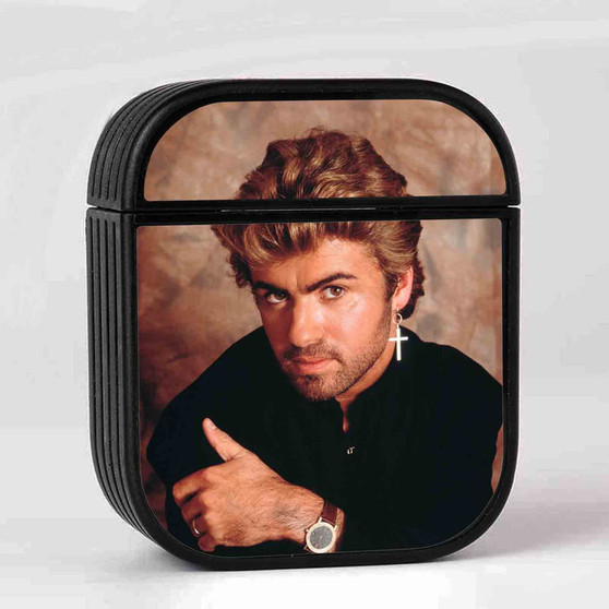 George Michael Case for AirPods Sublimation Hard Durable Plastic Glossy