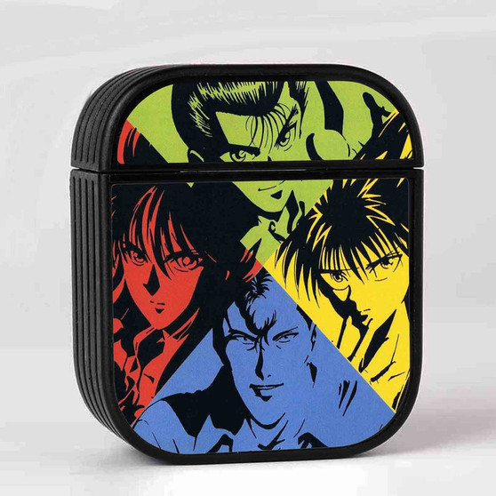 Yu Yu Hakusho Case for AirPods Sublimation Hard Durable Plastic Glossy