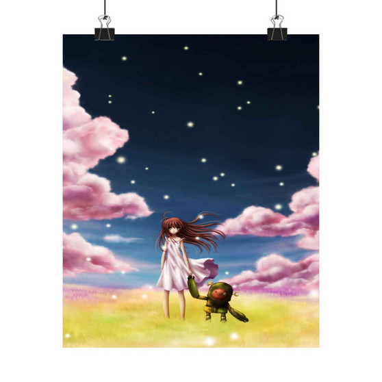 Clannad Art Print Satin Silky Poster Home Decor