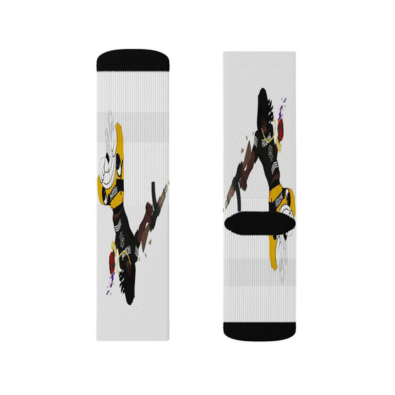 Chief Keef Sublimation Socks Polyester Unisex Regular Fit White