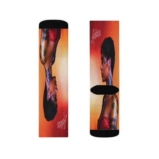 Kehlani Advice Sublimation Socks Polyester Unisex Regular Fit White