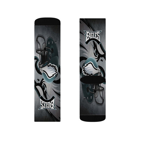 Philadelphia Eagles NFL Sublimation Socks Polyester Unisex Regular Fit White