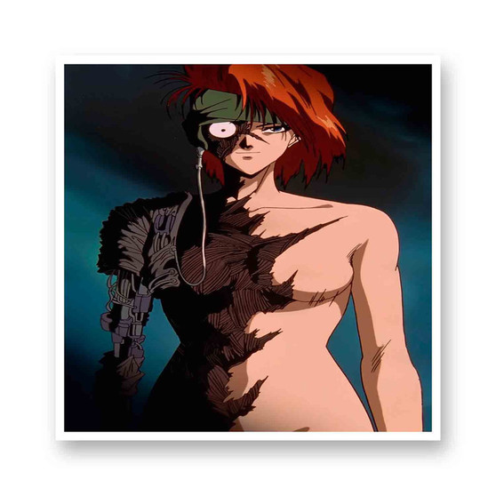 Mukuro Yu Yu Hakusho White Transparent Kiss-Cut Stickers Vinyl Glossy