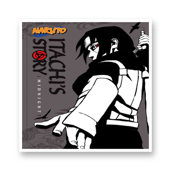 Naruto Itachi s Story White Transparent Kiss-Cut Stickers Vinyl Glossy