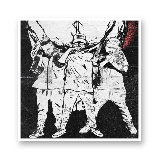 Suicideboys Music White Transparent Kiss-Cut Stickers Vinyl Glossy