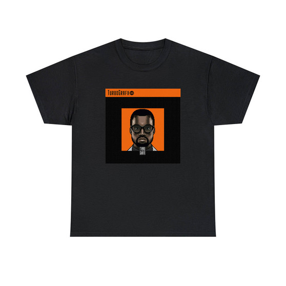 Kanye West Turbo Grafx 16 Classic Fit Unisex T-Shirts Heavy Cotton Tee Crewneck