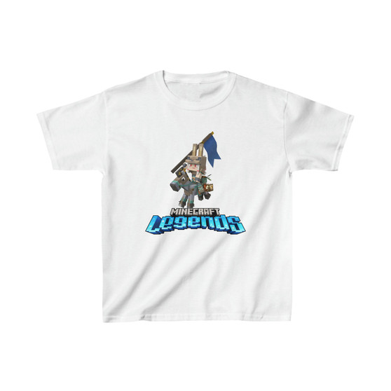 Minecraft Legends Kids T-Shirt Clothing Heavy Cotton Tee