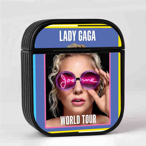 Lady Gaga Joanne World Tour 2017 Case for AirPods Sublimation Hard Durable Plastic Glossy