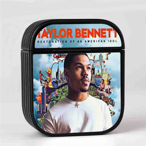 Taylor Bennett Case for AirPods Sublimation Hard Durable Plastic Glossy