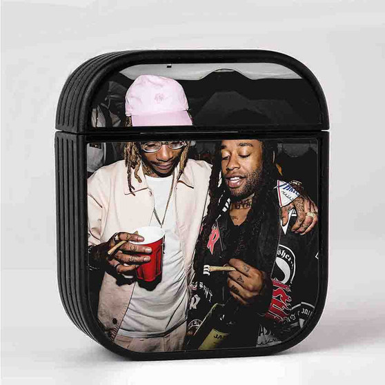 Ty Dolla ign Wiz Khalifa Case for AirPods Sublimation Hard Durable Plastic Glossy