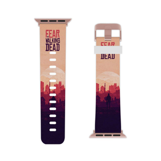 Fear The Walking Dead Professional Grade Thermo Elastomer Replacement Apple Watch Band Straps
