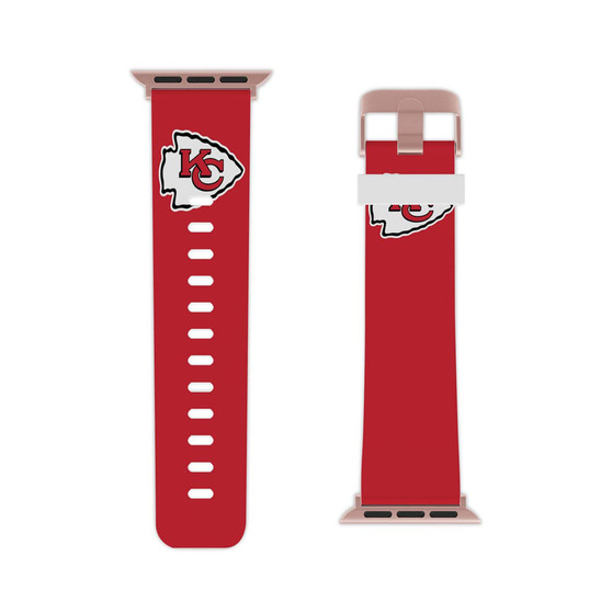 Kansas City Chiefs Professional Grade Thermo Elastomer Replacement Apple Watch Band Straps