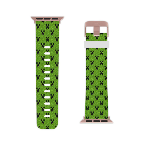 Minecraft Professional Grade Thermo Elastomer Replacement Apple Watch Band Straps