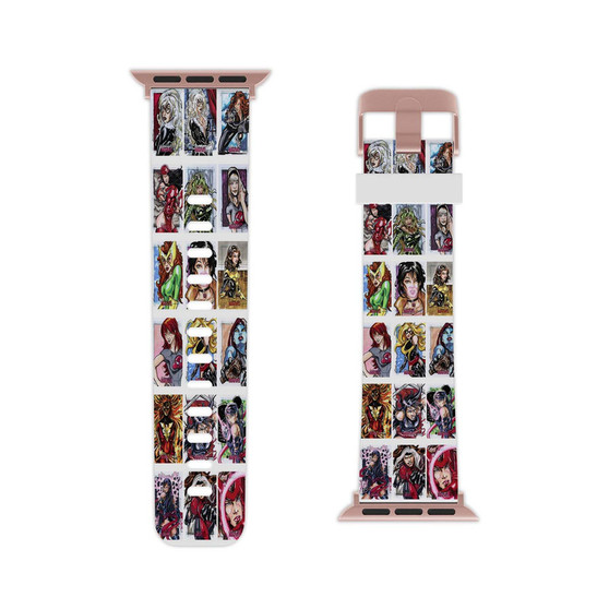 Wom Of Marvel Professional Grade Thermo Elastomer Replacement Apple Watch Band Straps