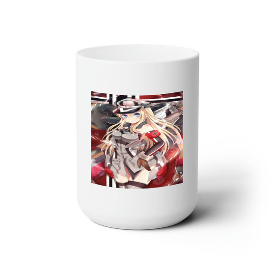 Bismark White Ceramic Mug 15oz Sublimation With BPA Free