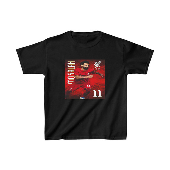 Mohamed Salah Liverpool FC Kids T-Shirt Clothing Heavy Cotton Tee