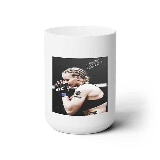 Valentina Shevchenko UFC White Ceramic Mug 15oz With BPA Free