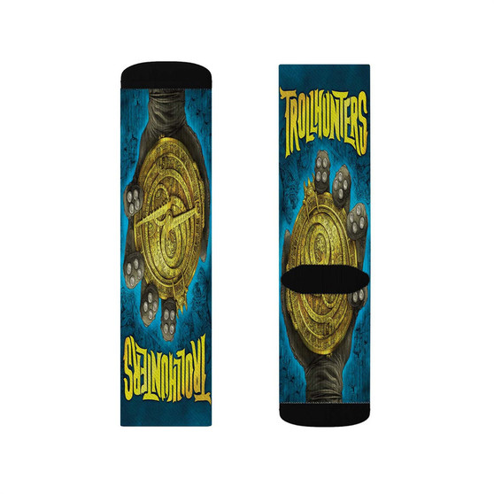 Trollhunters Best Sublimation White Socks Polyester Unisex Regular Fit