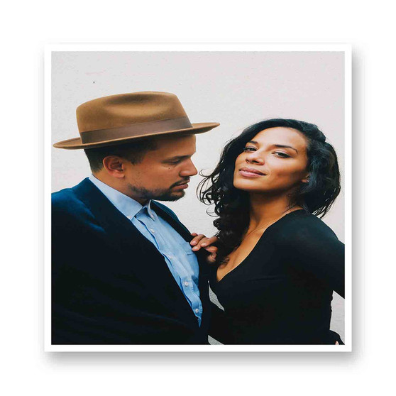 Johnnyswim Kiss-Cut Stickers White Transparent Vinyl Glossy