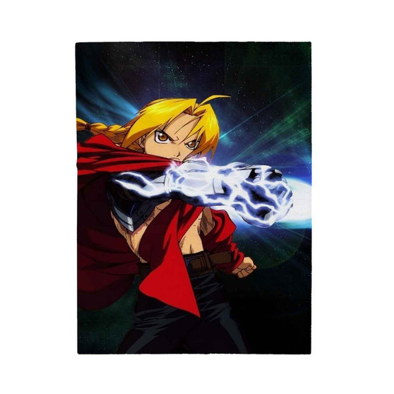 Edward Elric Fullmetal Alchemist Arts Velveteen Plush Polyester Blanket Bedroom Family