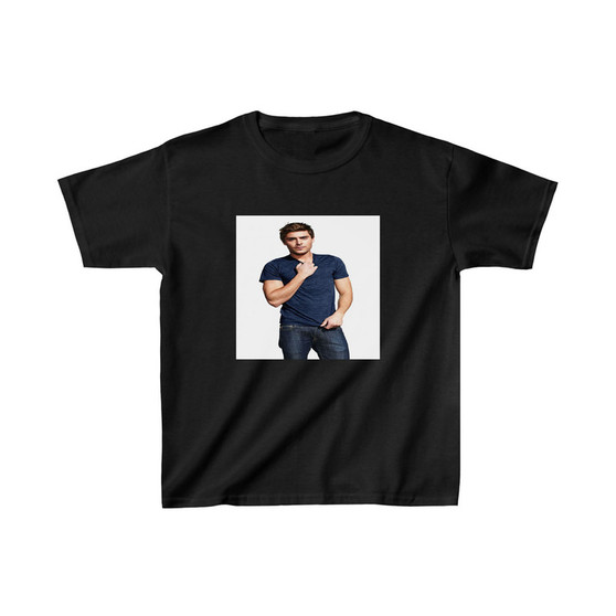 Zac Efron Unisex Kids T-Shirt Clothing Heavy Cotton Tee