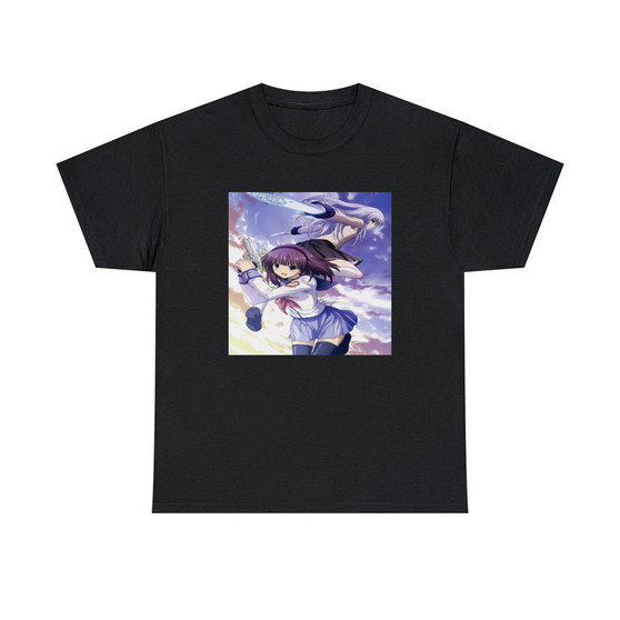 Angel Beats Best Unisex T-Shirts Classic Fit Heavy Cotton Tee Crewneck