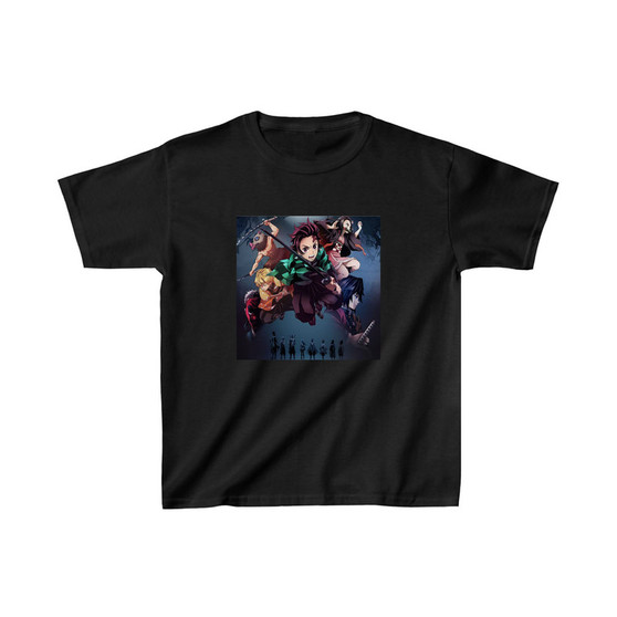 Anime Demon Slayer Unisex Kids T-Shirt Clothing Heavy Cotton Tee