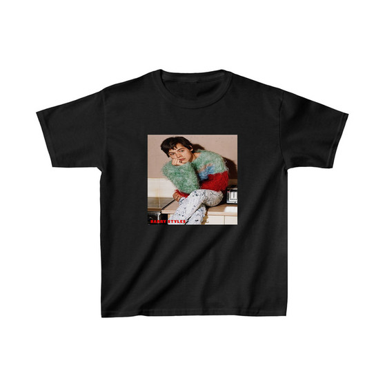 Harry Styles Unisex Kids T-Shirt Clothing Heavy Cotton Tee