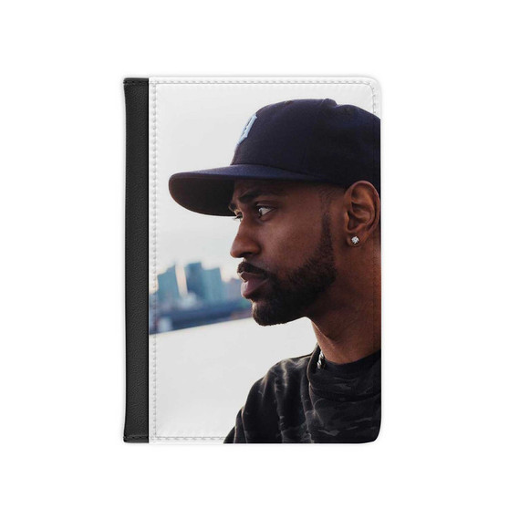 Big Sean PU Faux Leather Passport Cover Wallet Black Holders Luggage Travel