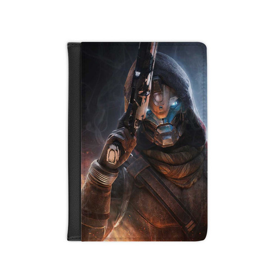 Cayde 6 Bungie s Destiny PU Faux Black Leather Passport Cover Wallet Holders Luggage Travel