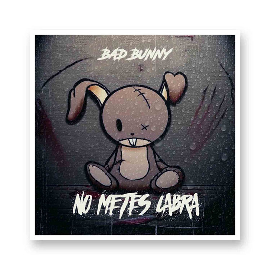 Bad Bunny Tu No Metes Cabra Kiss-Cut Stickers White Transparent Vinyl Glossy
