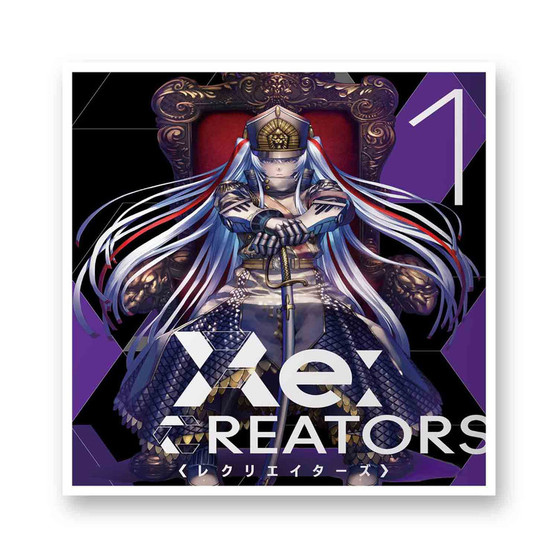 Re Creators Kiss-Cut Stickers White Transparent Vinyl Glossy