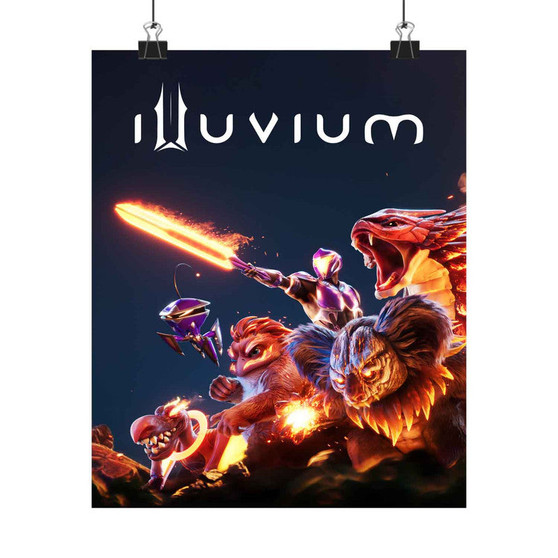 Illuvium Art Satin Silky Poster for Home Decor